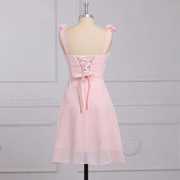 Short Bridesmaid Dress, Chiffon Bridesmaid Dress, Sleeveless Bridesmaid Dress, A-Line Bridesmaid dress, New Arrival Wedding Party Dress, LB0335