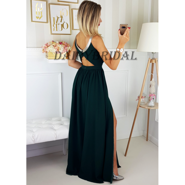 Chiffon Prom Dress, Sleeveless Prom Dress, Side Split Prom Dress, Sexy Prom Dress, A-Line Prom Dress, D50