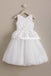Applique Simple Tulle Flower Girl Dresses, Cheap Flower Lovely Little Girl Dresses, D1000
